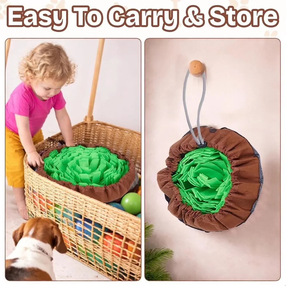 Snuffel Mat for Dogs Sniff,Interactive Dog Activity Mat Mental Stimulation